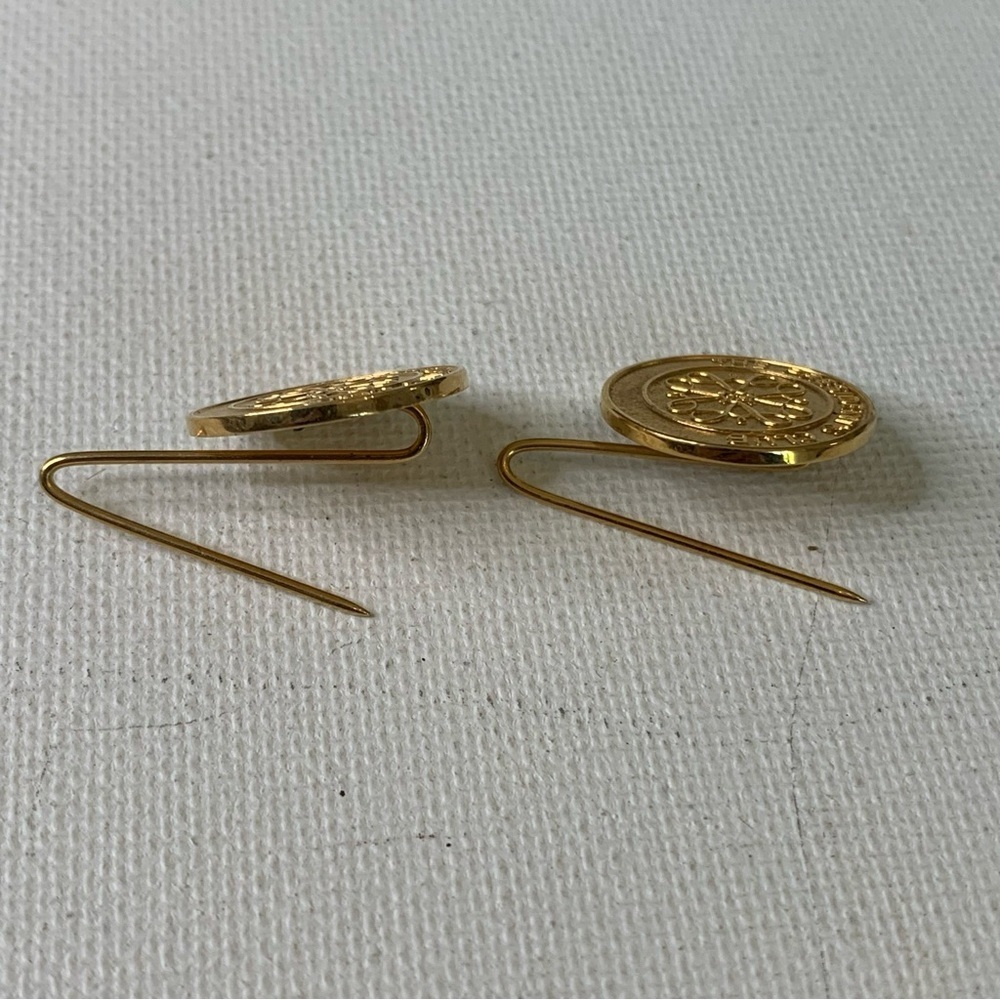 2 Vintage Avon The Presidents Club Lapel Pins 1980s Seller Award Gold Toned Pair - Picture 5 of 9